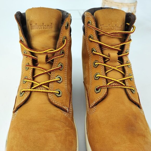 Timberland Women's Londyn Wheat Nubuck  Leather Boots Size 8.5 - Picture 7 of 9